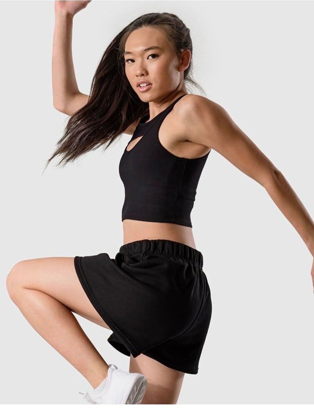 Kamo Fitness CozyTec Cotton Comfy Women's Sweat Shorts XL- Black